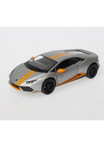 Lamborghini Huracan 1:34 Ölçek Diecast Model Araba Gri