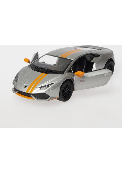 Lamborghini Huracan 1:34 Ölçek Diecast Model Araba Gri