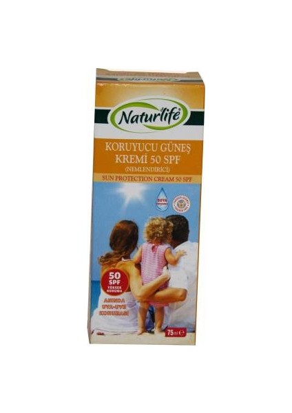 Can Naturlife Koruyucu Nemlendirici Güneş Kremi 50 Spf Sun Protection Cream