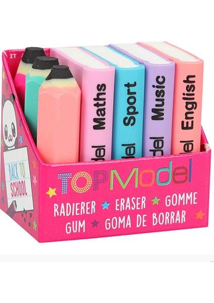 Top Model Silgi Seti Mini Kitap