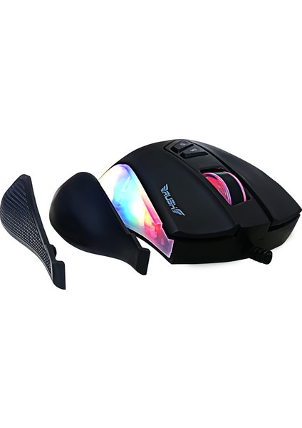 Assault RM85 10000DPI RGB Işıklı Makrolu Gaming Oyuncu Mouse