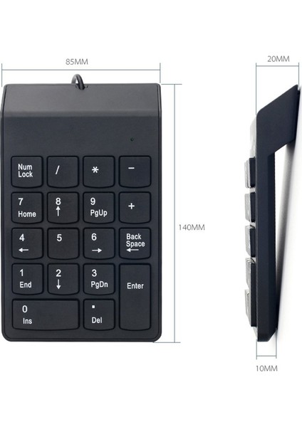 Srf-22 Kablolu USB Numpad Numeri̇k Keypad Klavye fırsatları