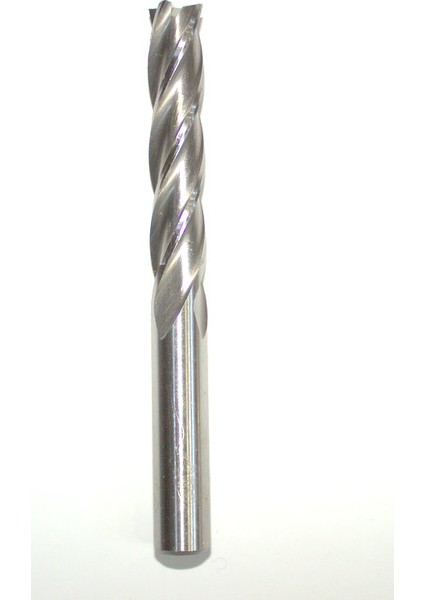 Uzun Hss Dört Ağızlı Parmak Freze 22 mm