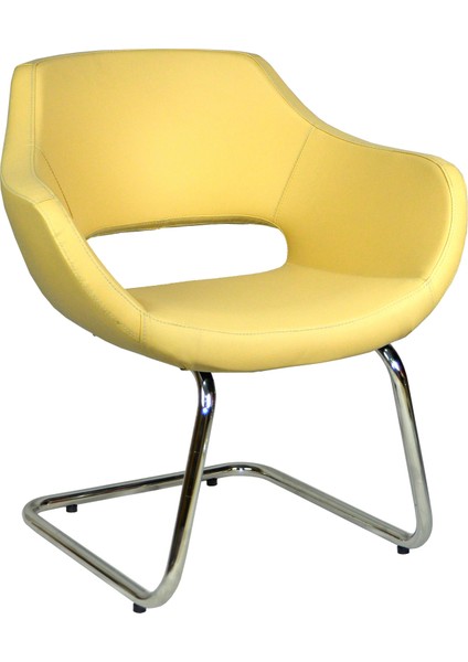 Viva Misafir Koltuğu - Krem Deri -2021J0115