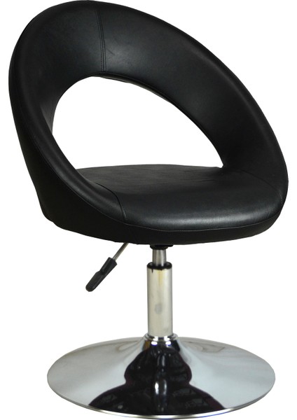 Miranda Misafir Koltuğu-Siyah Deri - 2222M0101