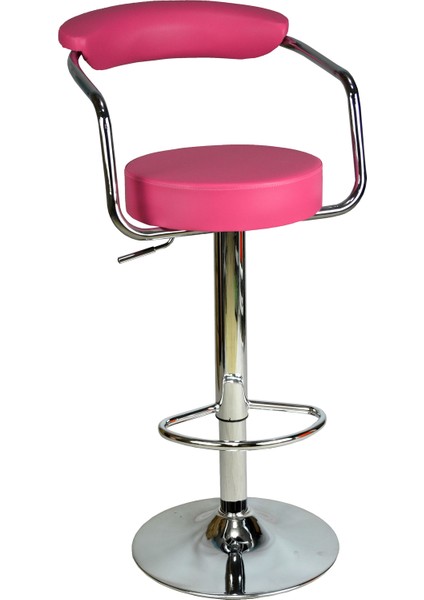 Monica Bar Sandalyesi - Pembe Deri - 9510Q0120