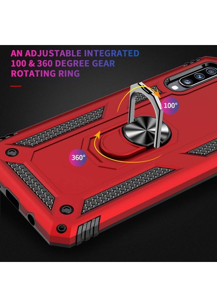 Samsung Galaxy A70 Kılıf Military Ring Holder Siyah fırsatları