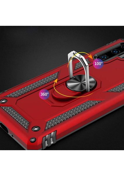Huawei P30 Pro Kılıf Military Ring Holder Gold fırsatları