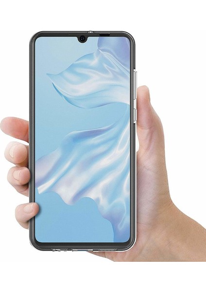 Huawei P30 Kılıf 6 Tarafı Tam Full Koruma 360 Clear Soft Şeffaf