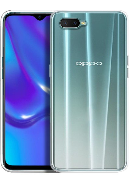 Oppo RX17 Neo Kılıf Transparent Soft Beyaz fiyatları