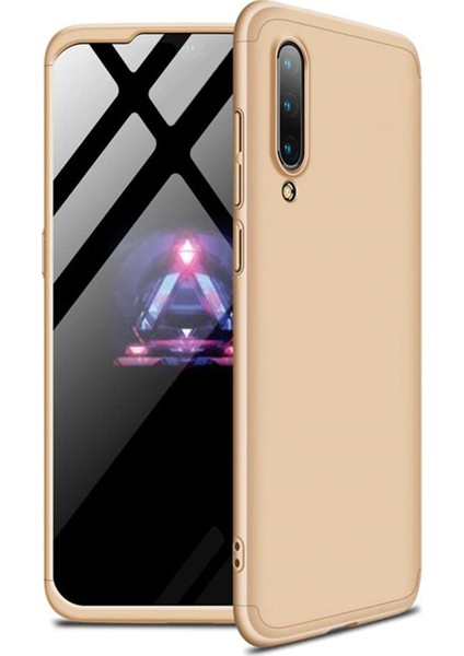 Xiaomi Mi 9 Se Kılıf Double Dip 360 Protective Gold