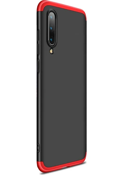 Xiaomi Mi 9 Se Kılıf Double Dip 360 Protective Siyah Kırmızı