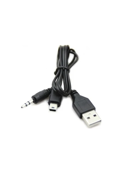 RT-897 USB To Aux 5pi̇n Müzi̇k Kutu Şarj Kablosu