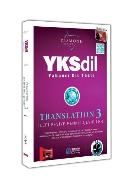 Yargı Yayınevi YKSDİL Yabancı Dil Testi Translation 3 İleri Seviye Renkli Çeviriler