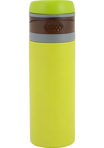 Dual Secure 400 Ml Çelik Termos Matara - Sarı
