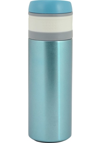 Dual Secure 400 Ml Çelik Termos Matara - Mavi