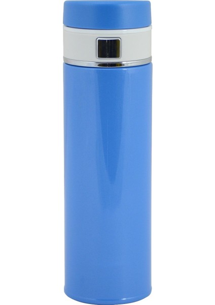 Easy Secure 420 Ml Çelik Termos Matara - Mavi