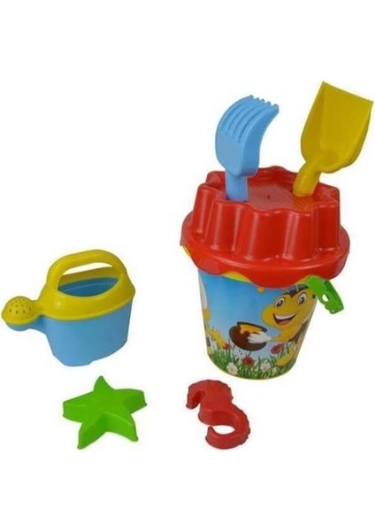 BestToys Resimli Büyük Boy Aksesuarlı Ful Kum Kovası