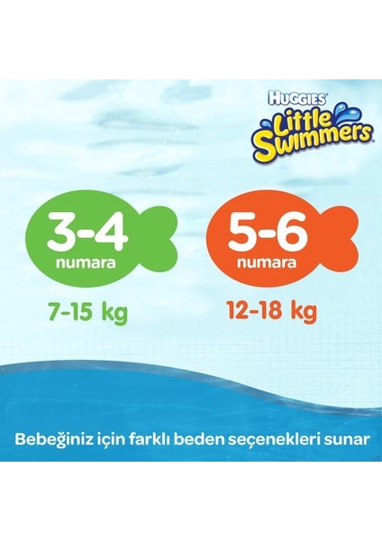 Little Swimmers Mayo Bebek Bezi 5-6 Beden 11 Adet X3