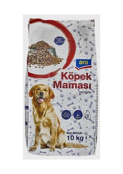 Kuzu Etli Pirinçli Yetişkin Kuru Köpek Maması 10 kg