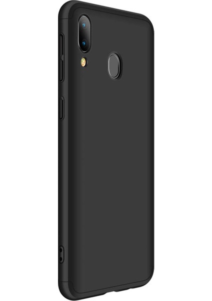 Samsung Galaxy A20 Kılıf Double Dip 360 Protective Siyah