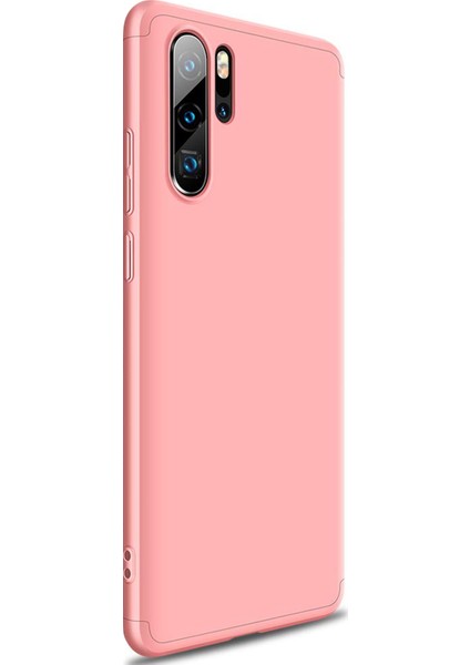 Huawei P30 Pro Kılıf Double Dip 360 Protective Rose Gold