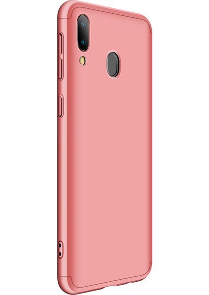 Samsung Galaxy A30 Kılıf Double Dip 360 Protective Rose Gold