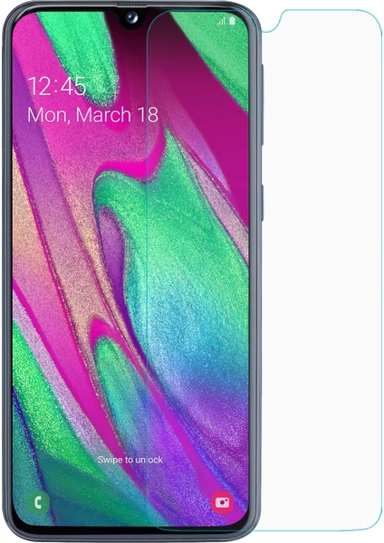 Samsung Galaxy A40 Temperli Cam Ekran Koruyucu