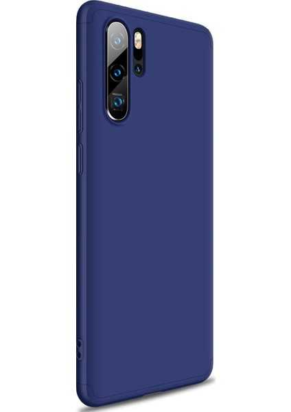 Huawei P30 Pro Kılıf Double Dip 360 Protective Lacivert