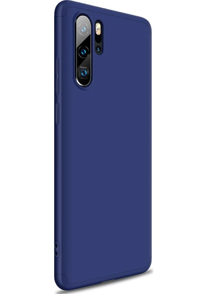 Huawei P30 Pro Kılıf Double Dip 360 Protective Lacivert