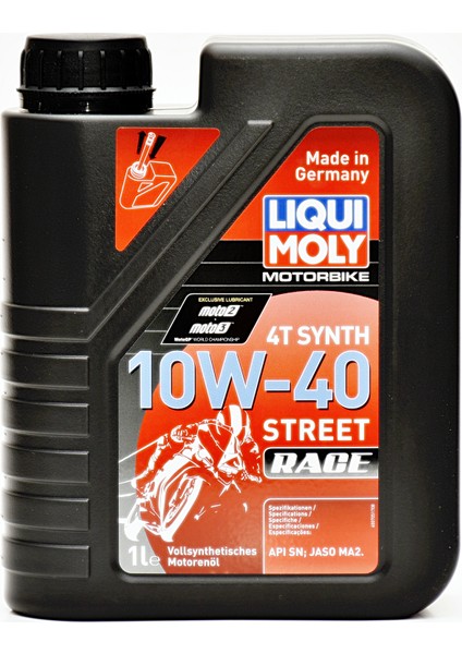 10W-40 Race 4T %100SYN Motorsiklet Yağı 1 Litre - 20753