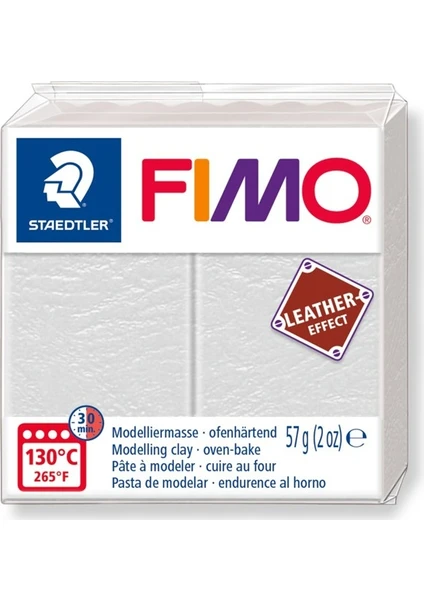 Fimo Leather Effect Modelleme Kili 57Gr - Ivory