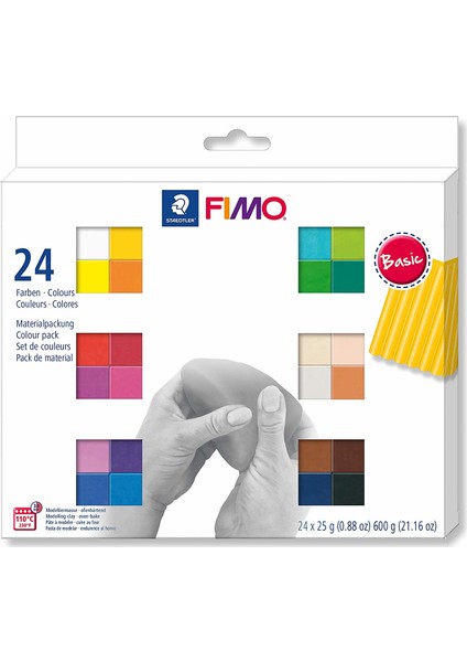 Fimo Basic Modelleme Kili Seti 24 Renk