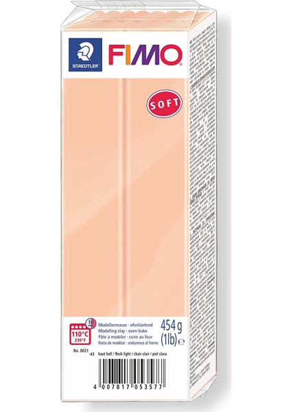 Fimo Soft Polimer Kil 454Gr. Rosa