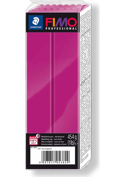 Fimo Professional Polimer Kil 454Gr. True Magenta