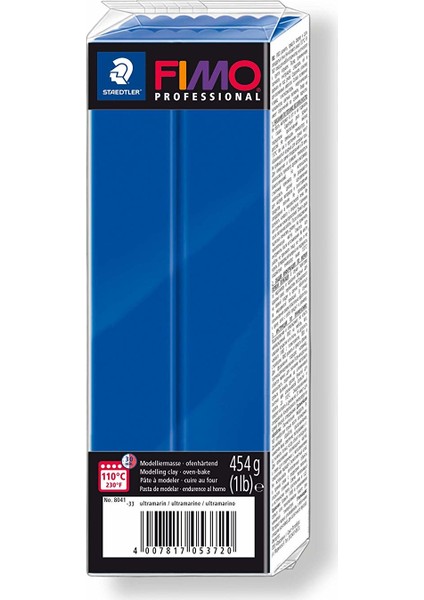 Fimo Professional Polimer Kil 454Gr. Ultramarine