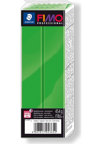 Fimo Professional Polimer Kil 454Gr. Sap Green