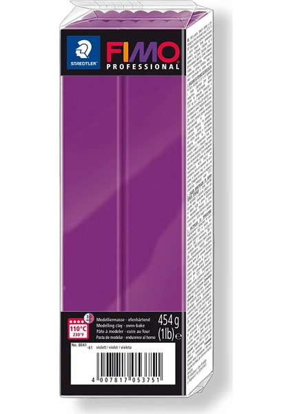 Fimo Professional Polimer Kil 454Gr. Violet