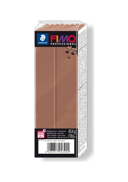Fimo Professional Polimer Kil Doll Art 454Gr. Nougat