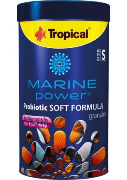 Tuzlu Su Balık Yemi Marine Power Probiyotik Soft S 100 ml