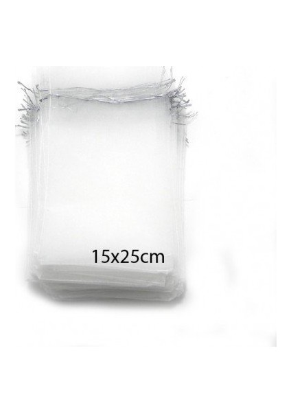 Hediyelik Yasin Kesesi Beyaz 100 Ad 15x25