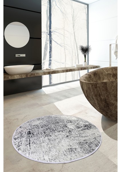 Evidence Djt Çap 140 Cm Banyo Halısı, Paspas