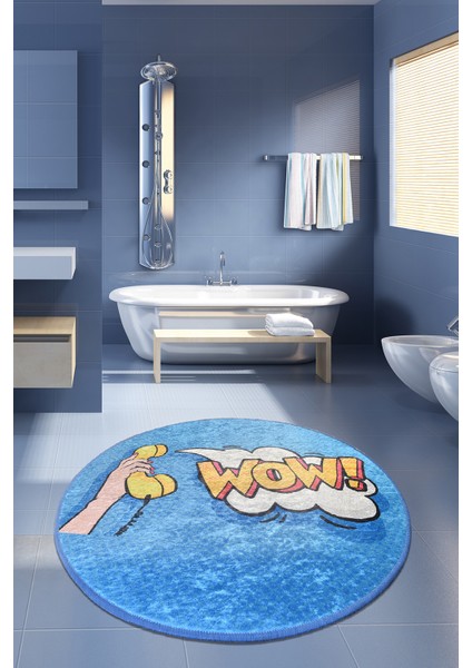 Wow Djt Çap 100 Cm Banyo Halısı, Paspas