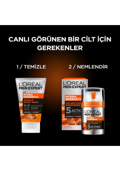 Hydra Energetic Wake Up Boost Yüz Temizleme Jeli