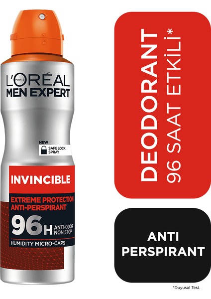 Loreal Paris Men Invincible Yüksek Korm.Deo.150 Ml