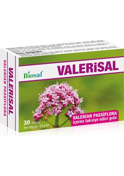 Valerian Passiflora 30 Kapsül Biosal Valerisal
