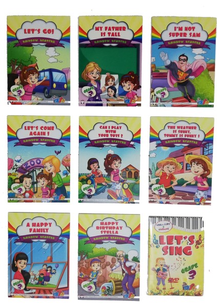 Readers İngilizce Hikaye Kitabı Seti (Grade 3) İlkokul 3. Sınıf (İngilizce Şarkı Kitabı ve DVD)