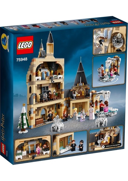 ® Harry Potter# ve Ateş Kadehi Hogwarts# Saat Kulesi 75948 Yapım Seti (922 Parça) fırsatları