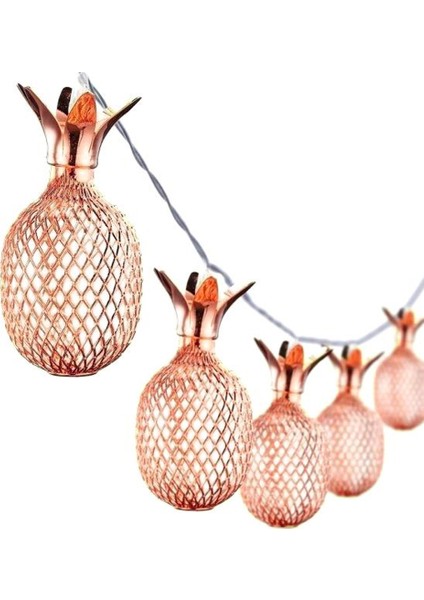 Dekoratif Ananas 10'lu LED Işık Zinciri - 1.5 mt