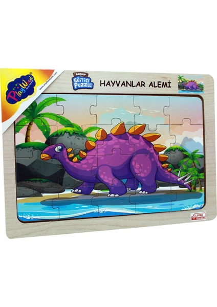 Ahşap Eğitici Puzzle / Hayvanlar Alemi